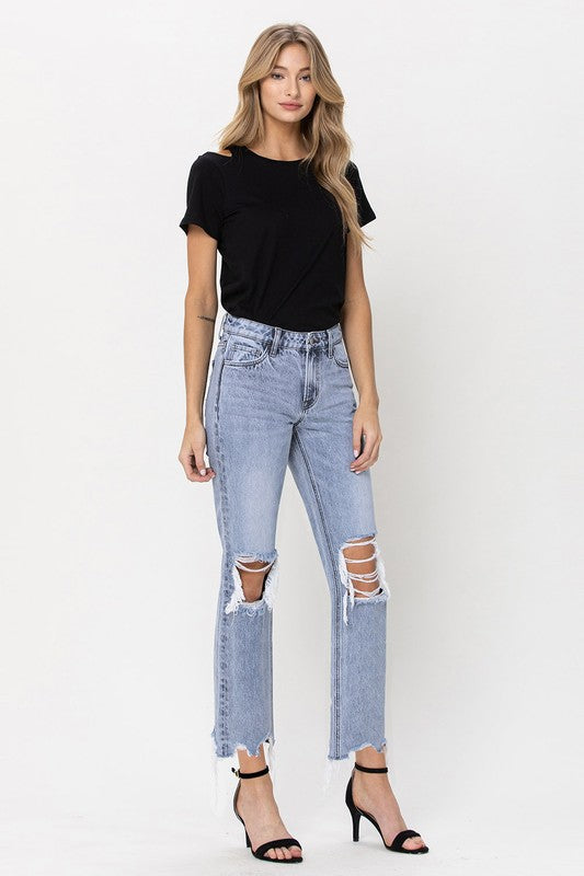 Charleston 90's Straight Crop Jeans