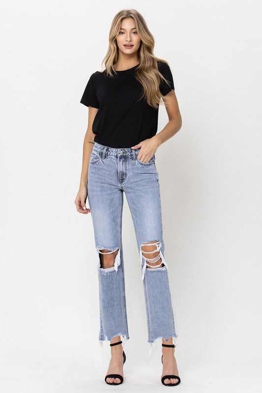 Charleston 90's Straight Crop Jeans