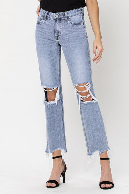 Charleston 90's Straight Crop Jeans