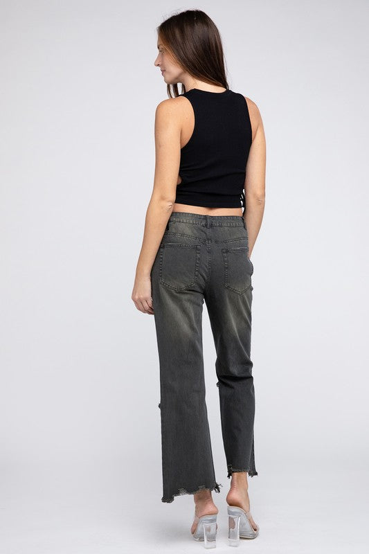 Fresno Vintage Washed Wide Leg Pants