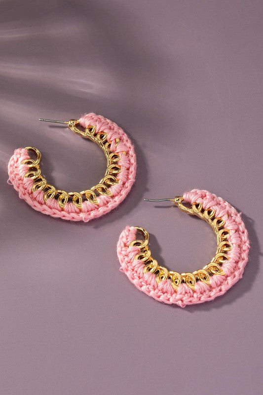 Cord Braided Earrings