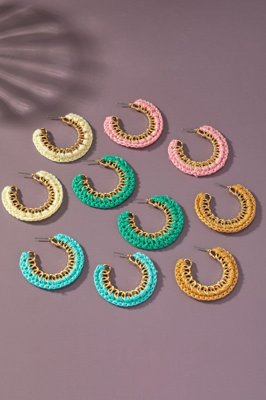 Cord Braided Earrings