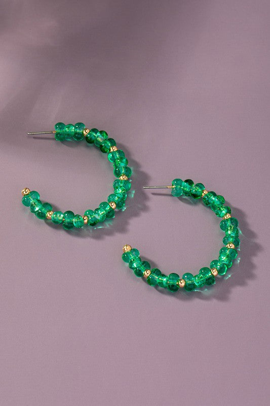 Glass Bead Earrings