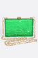 Textured Acrylic Transparent Box Clutch