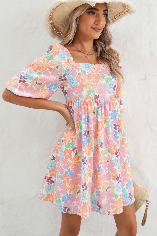 Sweet Summer Floral Dress