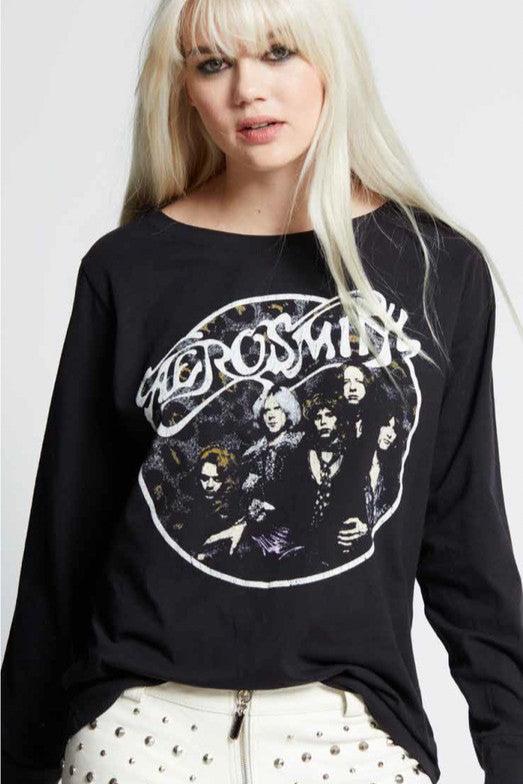 Aerosmith Back In The Saddle Long Sleeve Tee