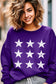 Stars Graphic Fleece Sweatshirts