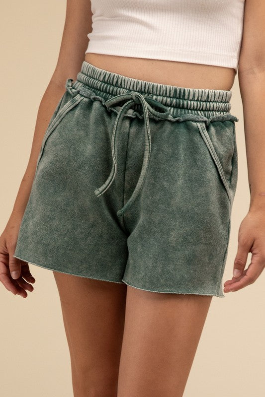 Women's Drawstring Shorts with Pockets