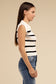 Striped Polo Vest