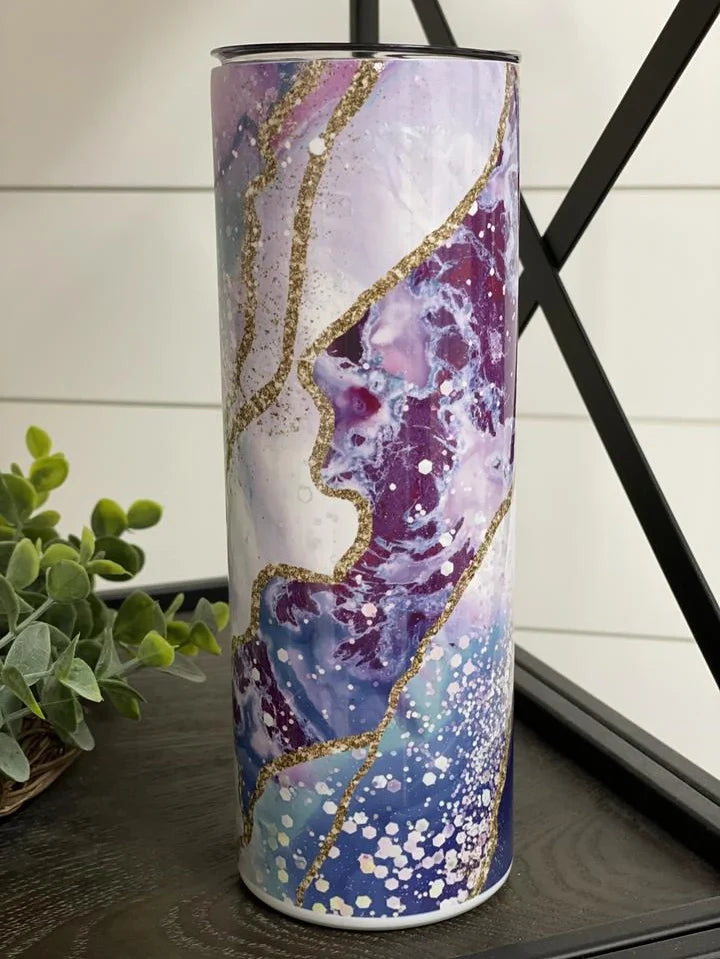 PREORDER: Ocean Geode Skinny Tumbler