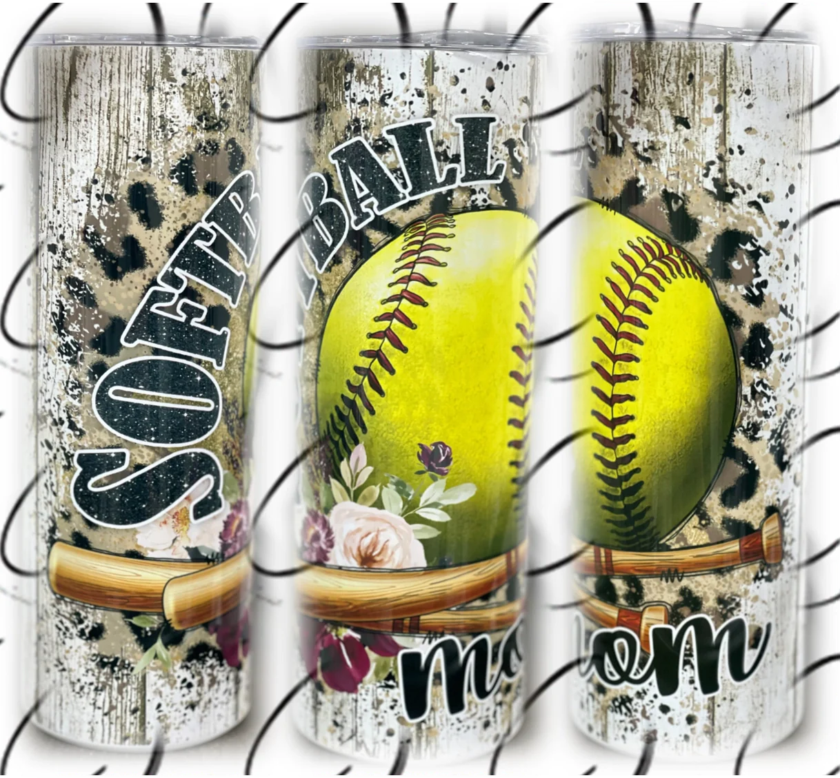 PREORDER: Softball Mom Skinny Tumbler