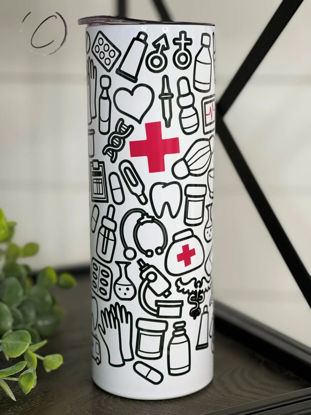 PREORDER: Doodle Doc Skinny Tumbler